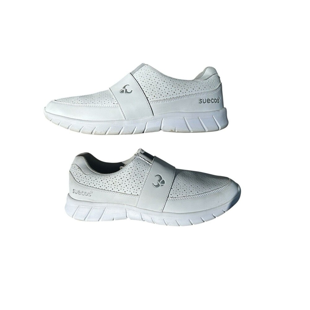 Suecos Nursing Edda Shoes Unisex‎ 12 White Comfort Non Slip On Healthcare